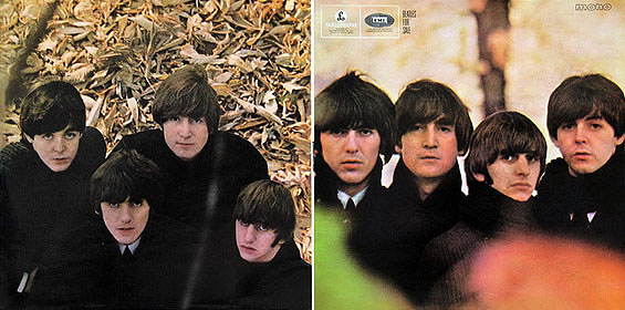 BEATLES FOR SALE LP by Parlophone – sleeve, back and front sides