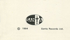 The Beatles − PLEASE PLEASE ME (Santa П93 00537) − fragment with Santa logo
