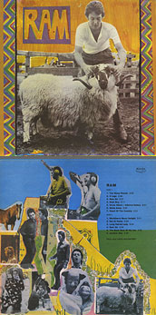 McCartney Paul and Linda – RAM (Santa П93 00599) – color tints of sleeves carrying var. A of back side