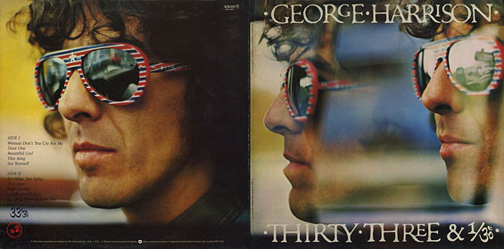 Original UK edition of <strong>THIRTY THREE & 1/3</strong> LP by Dark Horse – gatefold sleeve, back and front sides
