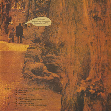 George Harrison - DARK HORSE (Santa П93–00601.02) - sleeve, back cover