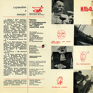Джанни Моранди – журнал Кругозор 4-1964 (33ГД000595-6) – журнал, страница 16 с выходными данными этого номера