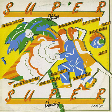G.E.S. studio band – Super Oldies, Super Dancing (Amiga 8 56 314) - sleeve (var. 1), front side