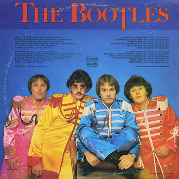 The Bootles – The Bootles (Balkanton BTA 10943) - sleeve (var. 1), back side (var. B)