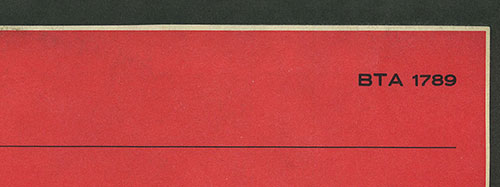 The Beatles – БИТЪЛС (Balkanton BTA 1789) - sleeve (var. 1a), front side – fragment (right upper part)
