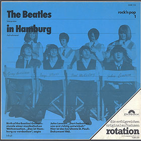THE BEATLES IN HAMBURG LP by Polydor Rotation (2428 115) - cover. front