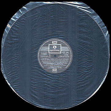 Paul McCartney – Press To Play (EMI / Parlophone PCSD 103 - India) - sleeve (var. 1), back side – fragment (left lower corner)