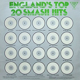 Alan Caddy Orchestra & Singers – England's top 20 smash hits - 1 (Pronit SXL 1026 or SX 1026) – sleve 12 inch LP released by Stereo Plus 3, which was a source of Polish album (back)