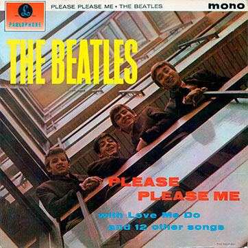 The Beatles - Please Please Me (Parlophone PMC 1202) – cover (var. 1), front side