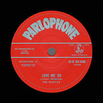 The Beatles – Now And Then / Love Me Do (Apple 0602448145864) – label (var. 1 - black vinyl), side B