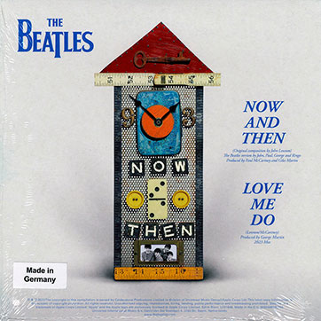 The Beatles – Now And Then / Love Me Do (Apple 0602448145864) – sleeve (var. 1 - black vinyl) in shrink-wrap, back side