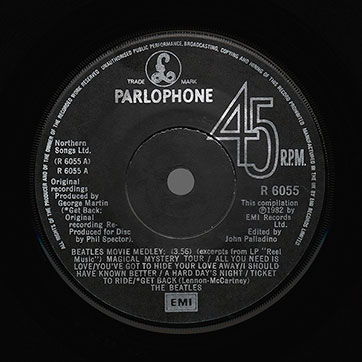 The Beatles – Please Please Me / Ask Me Why (Parlophone 45-R 4983) – label (solid center), side A