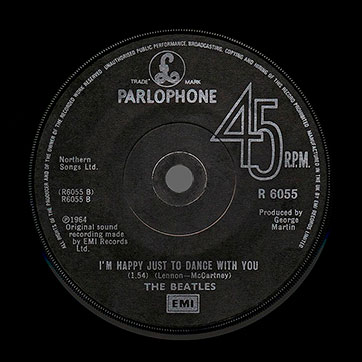The Beatles – Please Please Me / Ask Me Why (Parlophone 45-R 4983) – label (solid center), side B