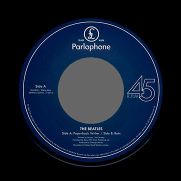 The Beatles – Paperback Writer / Rain (Parlophone R 6813) – label, side A