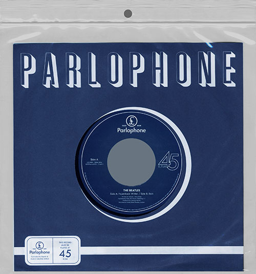 The Beatles – Paperback Writer / Rain (Parlophone R 6813) – 7-inch single in RSD generic sleeve with the zip lock plastic bag, front side