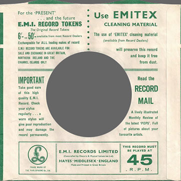 Company Green Sleeve Type 1F, back side