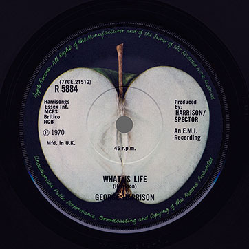 George Harrison - Got My Mind Set On You / Lay His Head (Dark Horse W8178 / 928 178-7) – label (var. solid), side 2