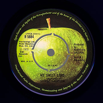 George Harrison - Got My Mind Set On You / Lay His Head (Dark Horse W8178 / 928 178-7) – grey label, side 1