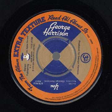 George Harrison - You / World Of Stone (Apple R 6007) – label, side 1