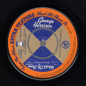George Harrison - You / World Of Stone (Apple R 6007) – label, side 2