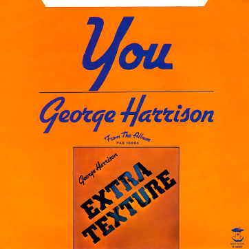 George Harrison - You / World Of Stone (Apple R 6007) – cardboard sleeve, back side