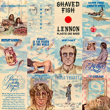 John Lennon / Plastic Ono Band - Shaved Fish (Apple PCS 7173) − cover, front side