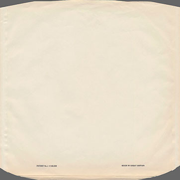 Ringo Starr - RINGO (Music For Pleasure MFP 50508) – inner sleeve, back side
