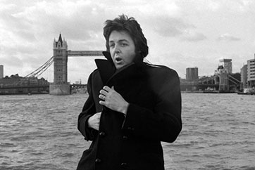Paul McCartney and Wings - LONDON TOWN (Parlophone PAS 10012) – collage of cover
