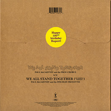 Paul McCartney And The Frog Chorus – We All Stand Together (Capitol 0602507116743) – back of packaging box
