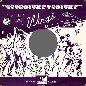 Paul McCartney – Goodnight Tonight (Long Version) / Daytime Nightime Suffering (Parlophone 12 YR 6023) – inner sleeve, front side
