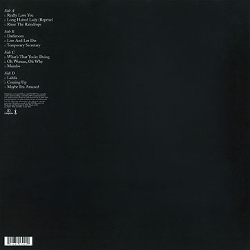 Twin Freaks (a.k.a. Paul McCartney and Freelance Hellraiser) - TWIN FREAKS (Parlophone 311 3001) – gatefold cover, back side