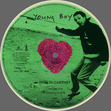 Paul McCartney - Young Boy (Parlophone RP 6462) UK picture single − picture disc, side B