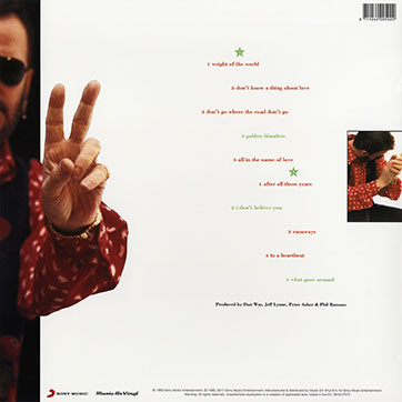 Ringo Starr - TIME TAKES TIME (Sony Music / Music On Vinyl MOVLP572 / 8719262005020) – cover, back side