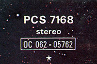 Ringo Starr - GOODNIGHT VIENNA (Apple PCS 7168) - cover, back side, fragment (right upper corner)