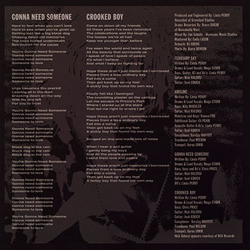 Ringo Starr - CROOKED BOY (UMe 00602465142549) – inner sleeve, back side