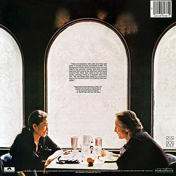 John Lennon / Yoko Ono - Heart Play: Unfinished Dialogue (Polydor 817 238-1 Y-1) − sleeve, back side