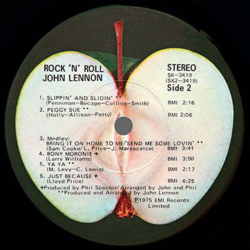 John Lennon / Plastic Ono Band - Shaved Fish (Apple SW-3421), Winchester − label, side 2