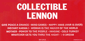 John Lennon / Plastic Ono Band - Shaved Fish (Apple SW-3421) − sticker