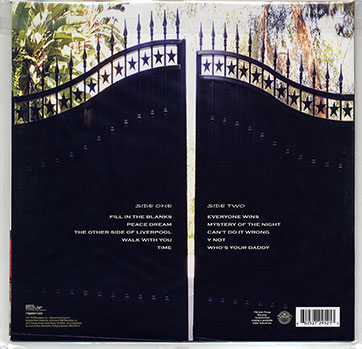 Ringo Starr - Y NOT (Hip-O Records B0013792-01) − sleeve in PVC pack, back side