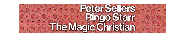 Peter Sellers and Ringo Starr: THE MAGIC CHRISTIAN - Original Soundtrack (Commonwealth United CU-6004) − logo